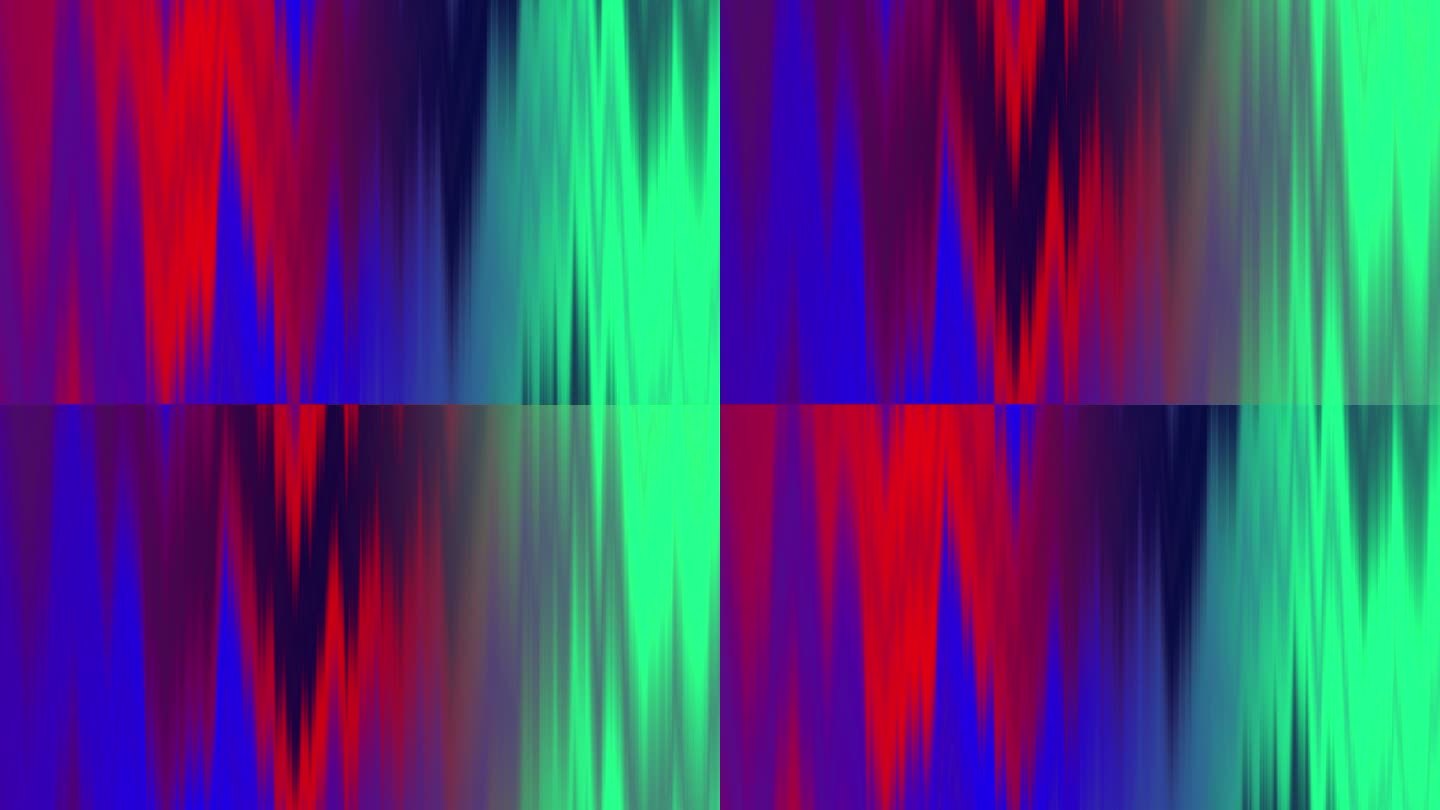 4k抽象波浪之字形线红蓝绿背景-抽象背景图案与之字形线-抽象背景图案与之字形运动线-无缝循环-线背景