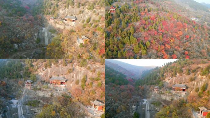 【合集】山东枣庄峄城仙人洞景区冬季美景