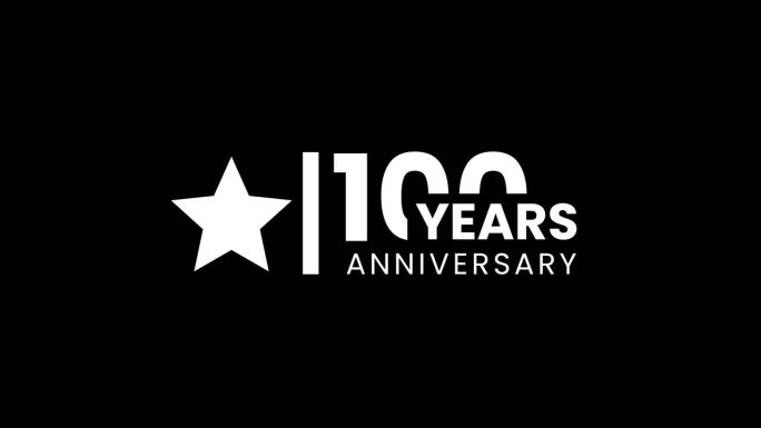 100周年纪念动画4K镜头与明星。