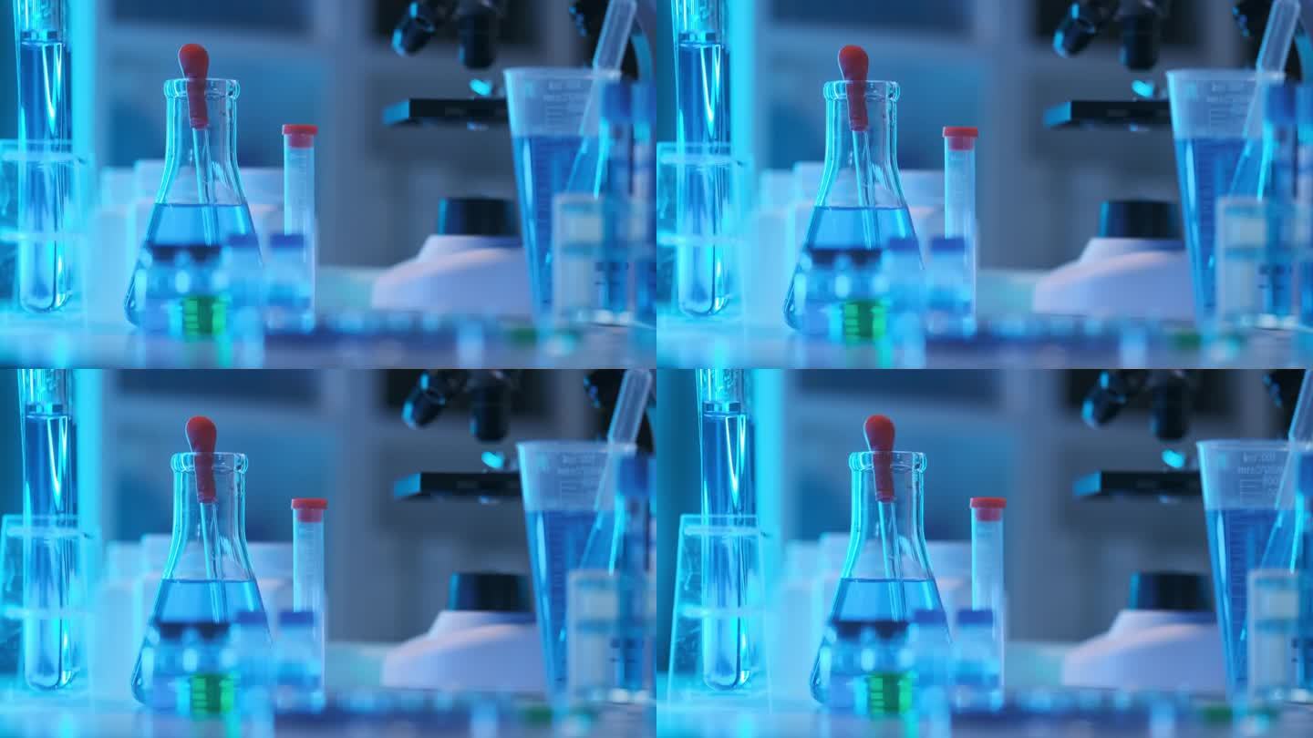 采购产品实验室设备，化学背景的科学玻璃器皿，实验室研究
