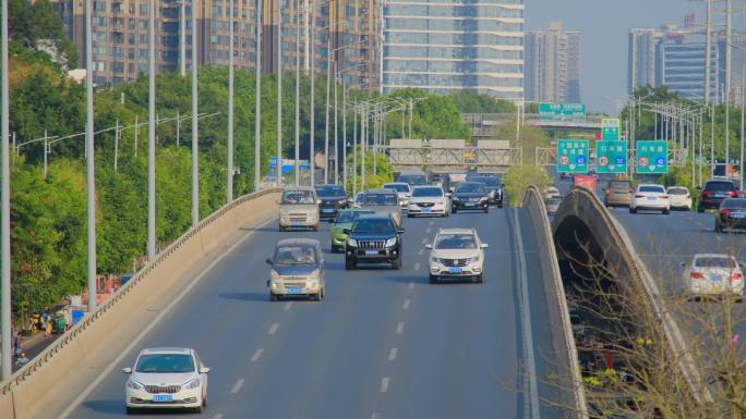 公路车流城市道路违章摄像头汽车交通路况