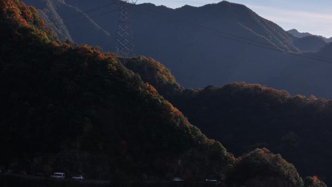 送变电铁塔高压线航拍