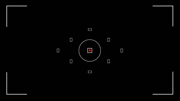 4K相机快门拍照拍摄模拟相框带透明通道