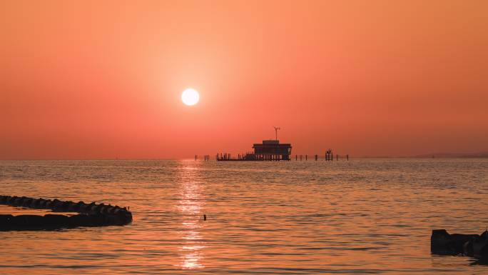 【4K】太湖日落延时