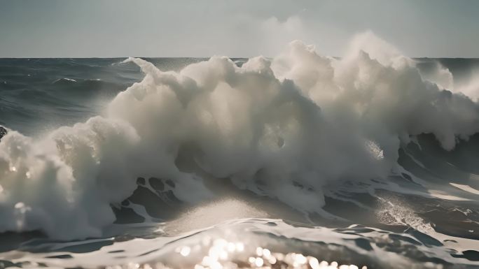 4K海洋海浪视频素材