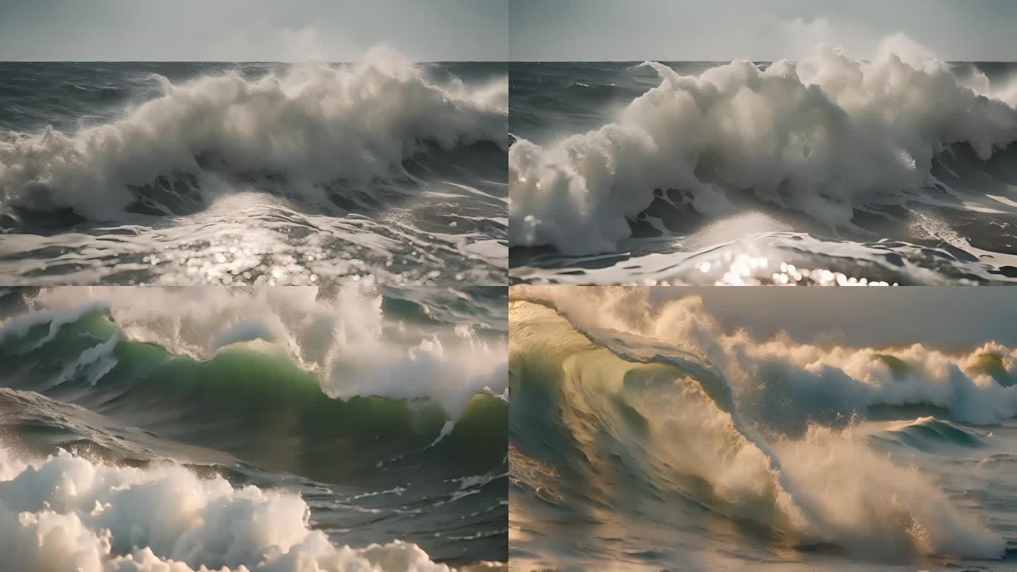 4K海洋海浪视频素材