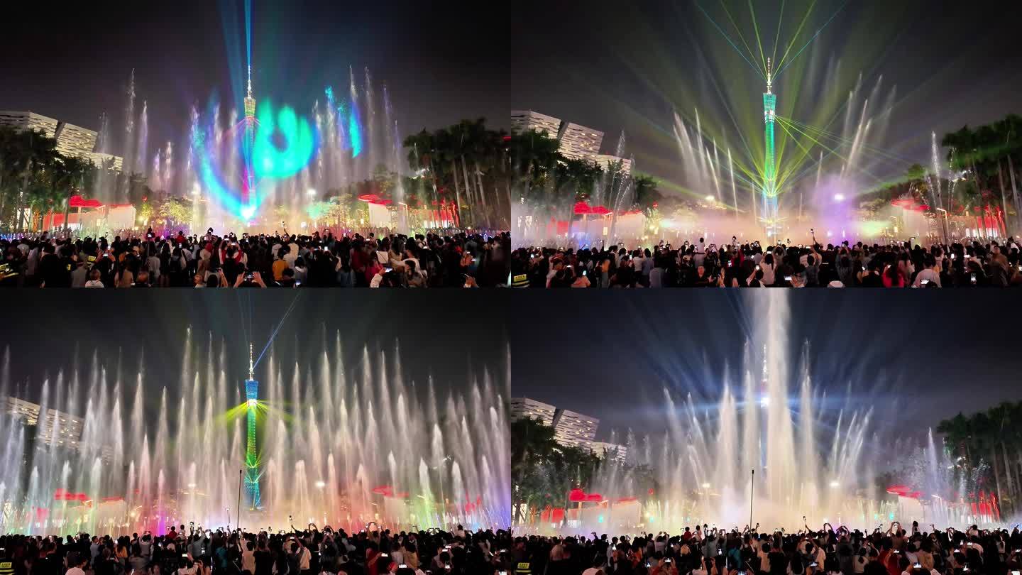 2023年广州国际灯光节喷泉表演