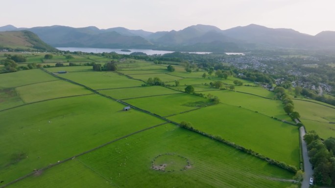 英国英格兰湖区卡斯尔里格石圈