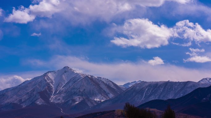 雪山延时