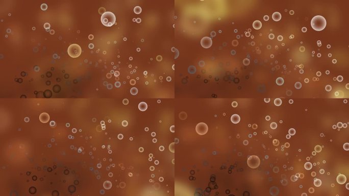 4k抽象粒子波气泡背景