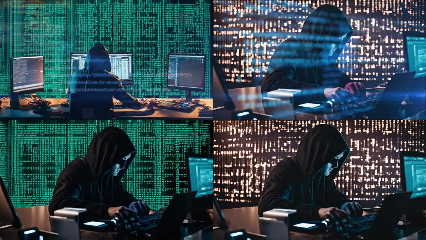 黑客帝国网络攻击网络安全数字流编程