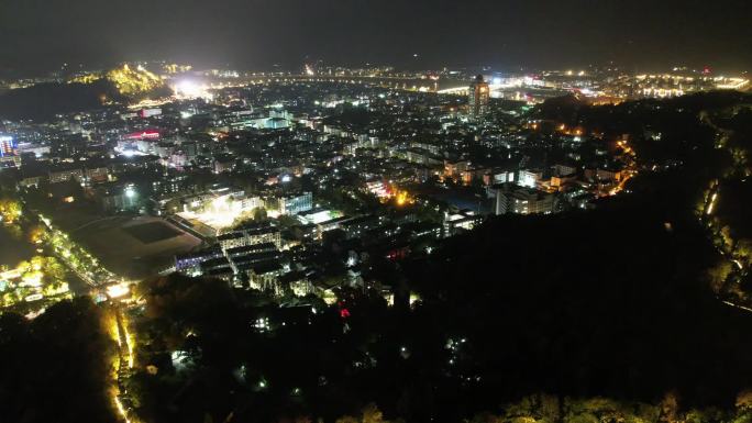 台州临海夜景航拍DJI_0261