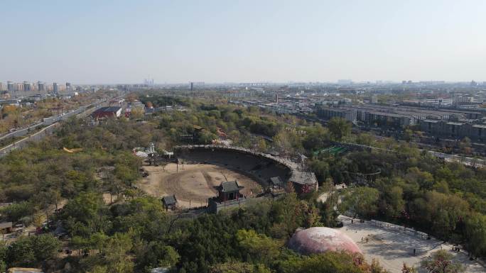 河南开封万岁山武侠城城寨沙场