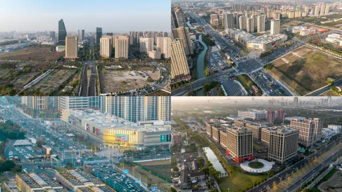 4K上海奉贤区延时合集