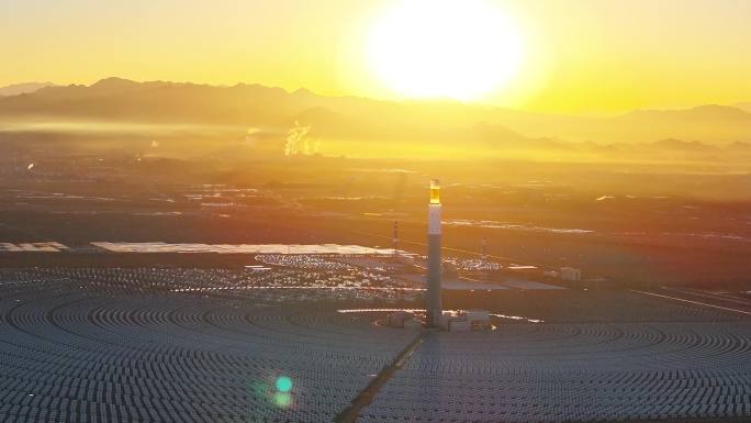 熔岩塔式太阳能光热电站