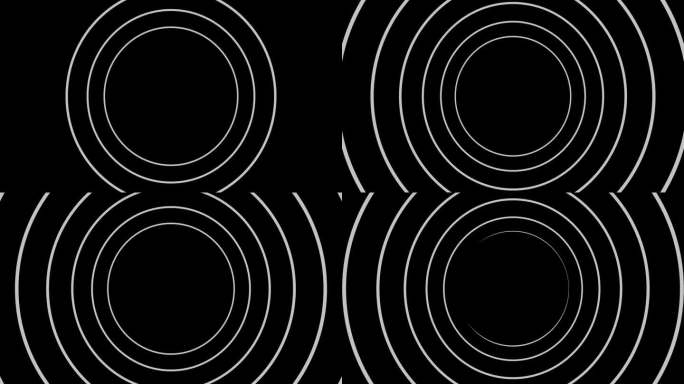 4K无限循环背景动画。创意独特的抽象展示背景公司bg，会议，壁纸，背景，酒吧，舞台等。圆移动的运动图