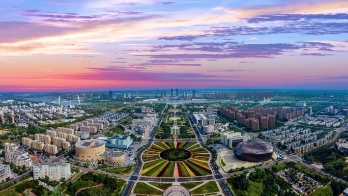 鄂尔多斯 母亲公园 成吉思汗广场 伊金