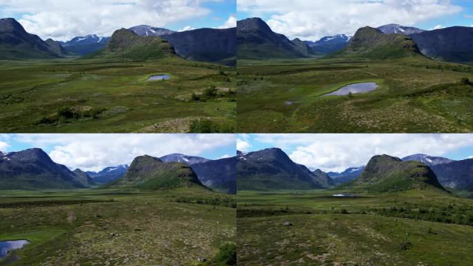 挪威约通海门——冰川为挪威中部高地和山谷中的湖泊提供水源
