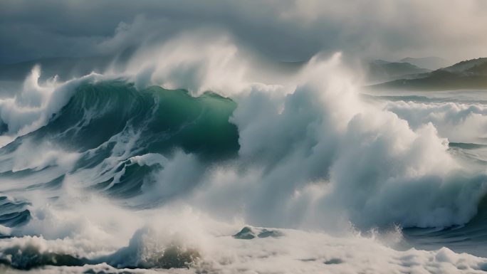 海浪 大浪 巨浪 浪花