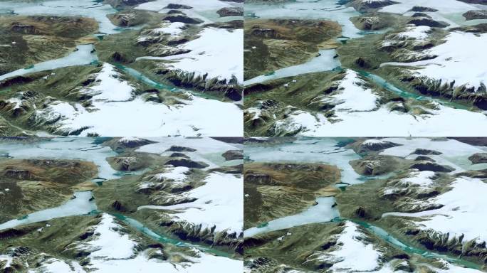 地球北极山川冰雪4K