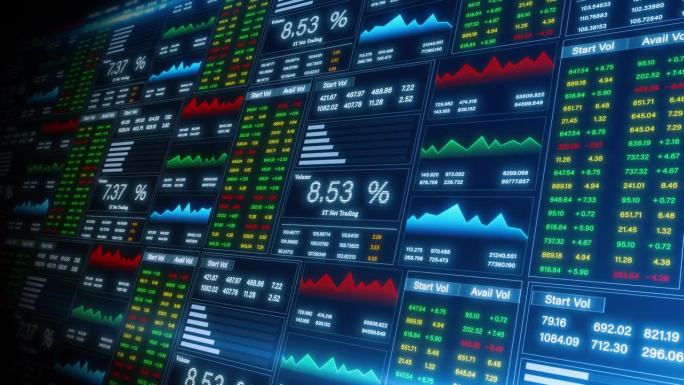 技术数据分析为企业股票市场和财务图形界面显示，在线营销研究，图表和数据数字信息报告为企业投资策略。
