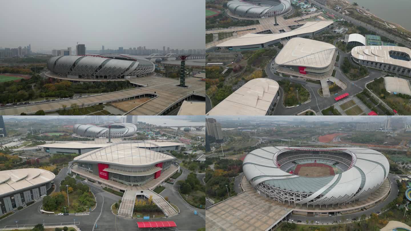 4K航拍南昌国际体育中心