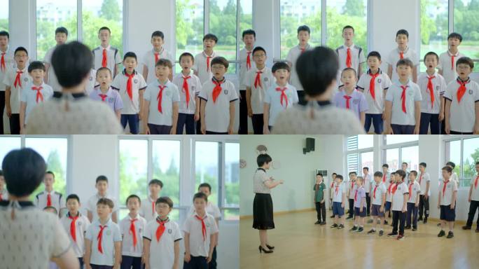 学生练习唱歌