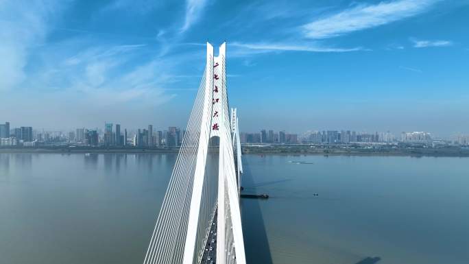 武汉城市风光二七长江大桥