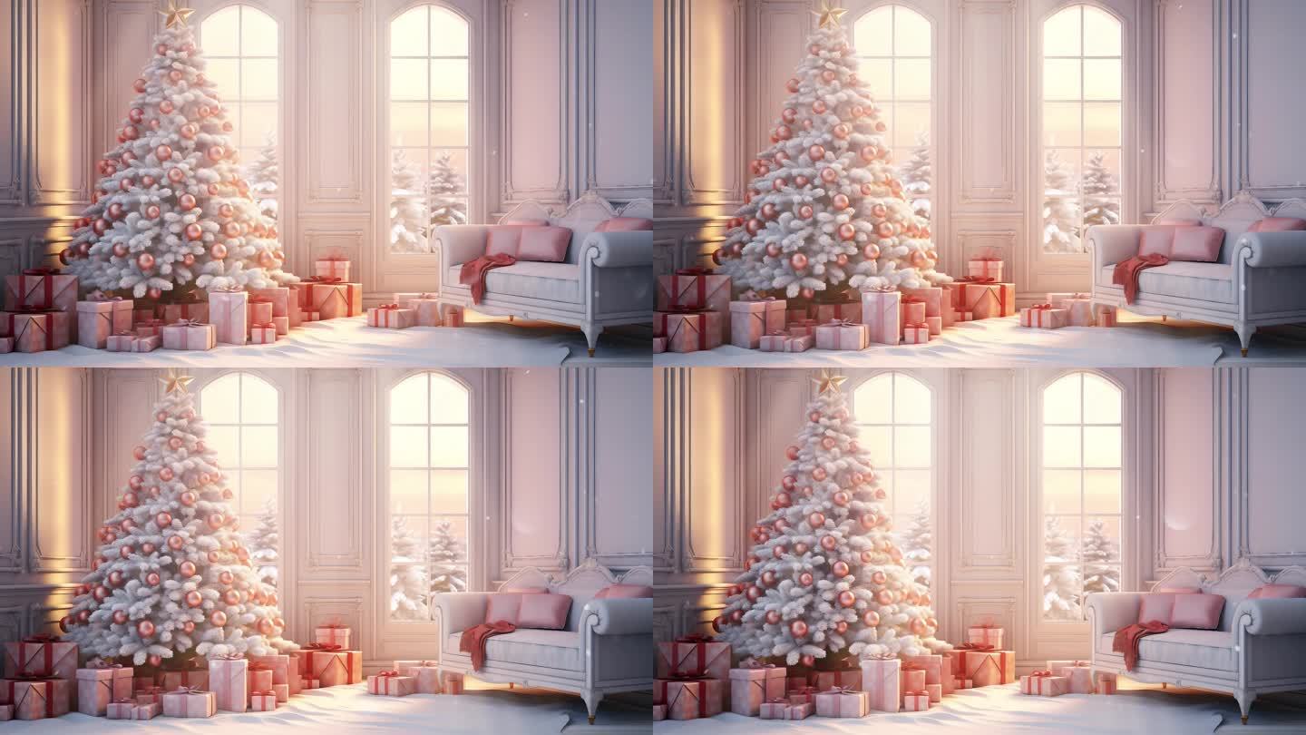 圣诞节背景视频