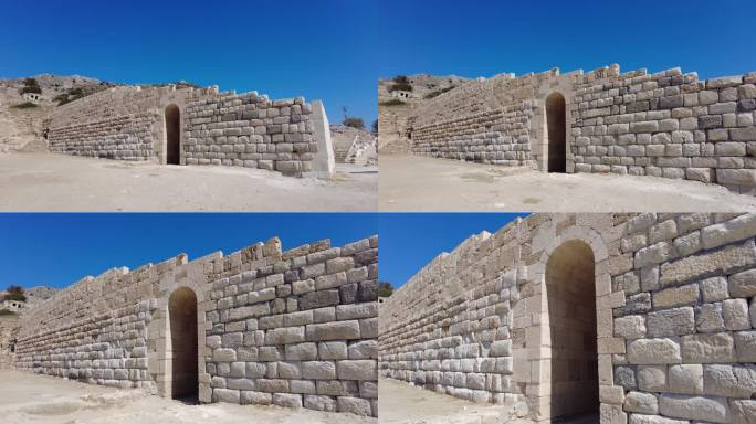 克尼多斯古城的城墙。