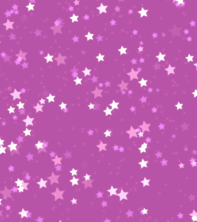 抽象的星星闪闪发光的粉红色彩纸视频背景