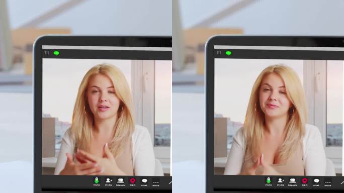 垂直视频在线讨论女性笔记本电脑