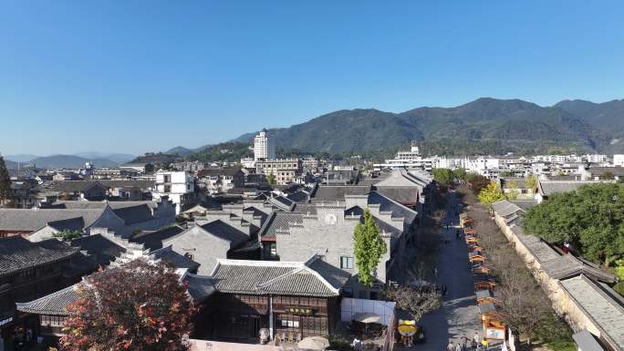 台州临海紫阳街航拍