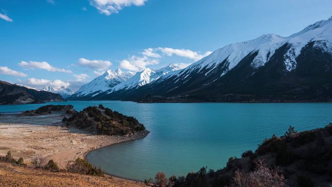 西藏然乌湖雪山延时22--4K--30P