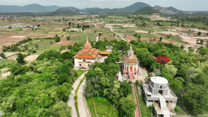 泰国寺庙航拍