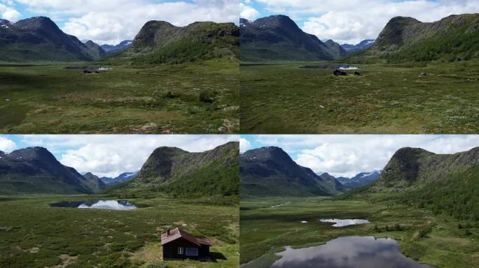 挪威约通海门——冰川为挪威中部高地和山谷中的湖泊提供水源