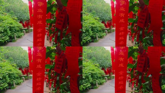 V1-0463祈福红条祈愿金榜题名郭璞