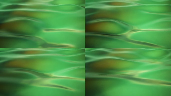 高级绿水波纹流体