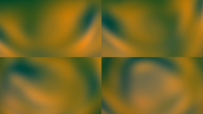 抽象的黄色和绿色模糊了一种神秘的视觉愉悦