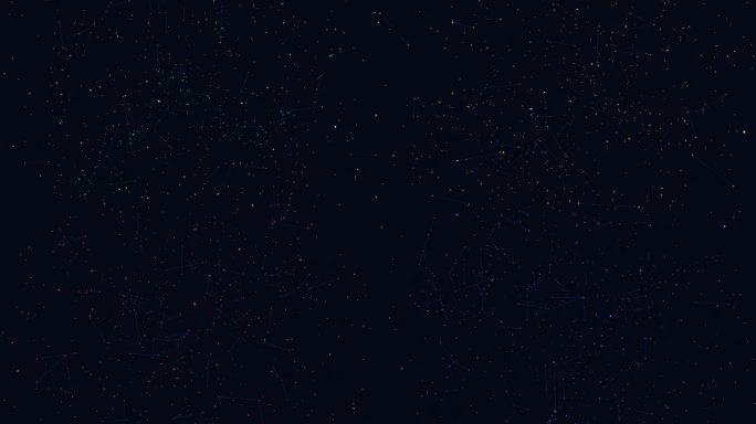 星夜:由星星和星座组成的天文挂毯