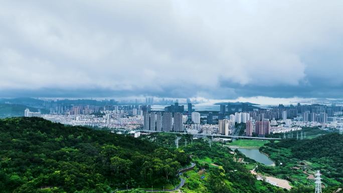 航拍厦门海沧新城区