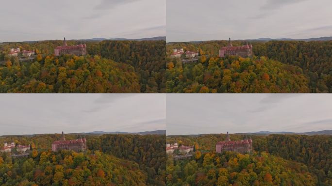 波兰下西里西亚的Walbrzych城堡