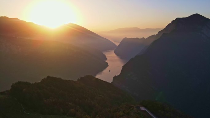 三峡红叶