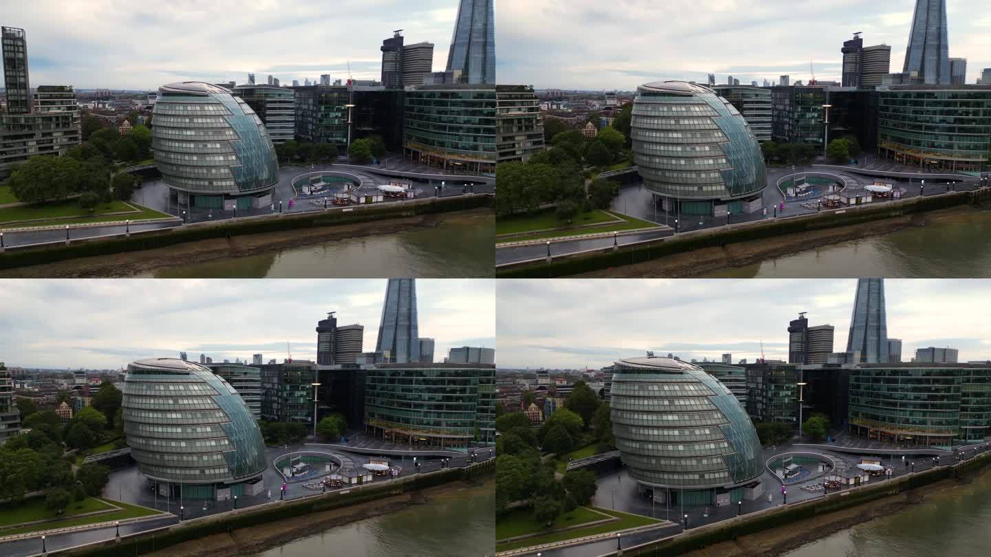 无人机拍摄的伦敦市长治安与犯罪办公室(MOPAC)