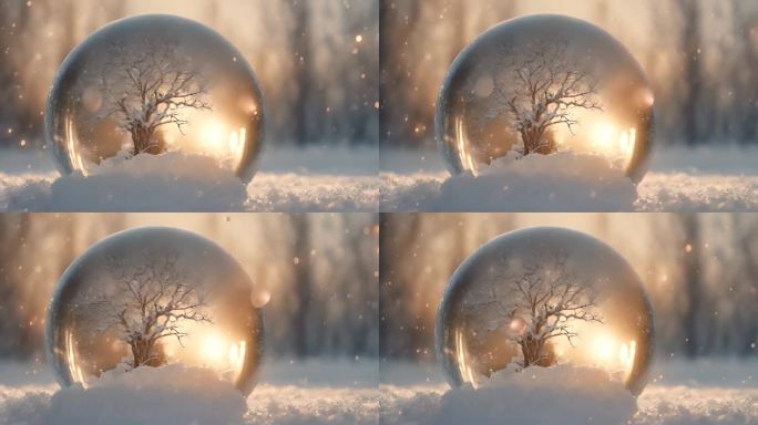 冬天里的水晶球