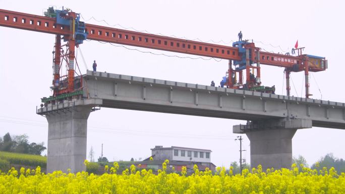 铁路建设 青藏铁路 盘山公路 水电站