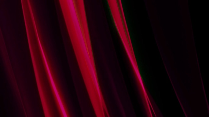 深红色抽象的动画波浪形状