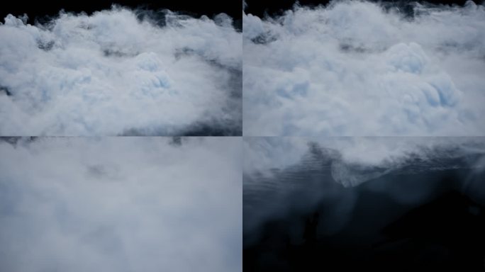 4k云层云朵扑面穿梭④【带通道】