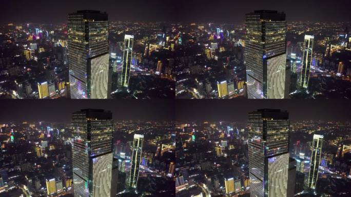 长沙航拍-IFS-夜景-中景
