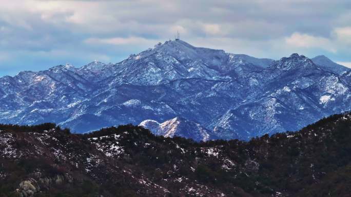 雪后昆嵛山航拍视频合集